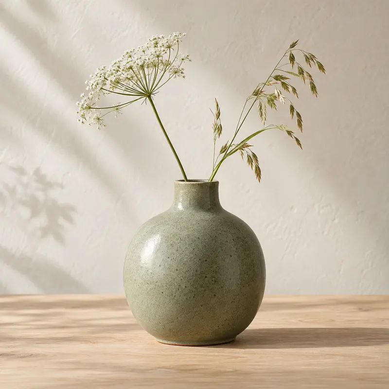 Keramikvase Wiesenruhe, frei erfundenes Beispielbild (FAKE)