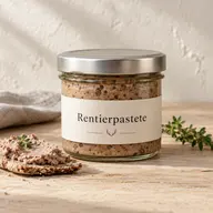 Rentierpastete Nordlicht, ausdrücklich fiktives Produktbeispiel (FAKE)